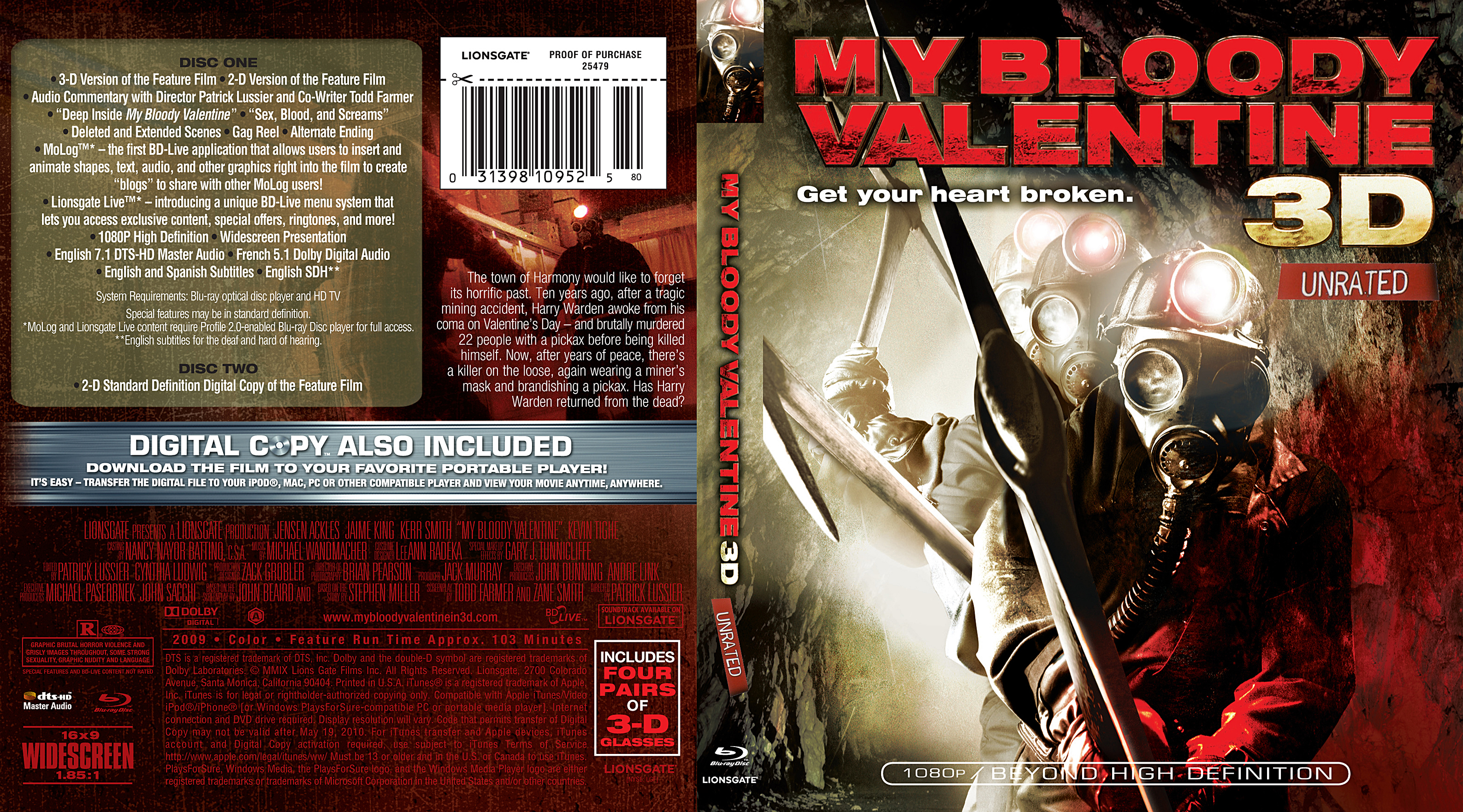 My Bloody Valentine 3d Blu Ray Covers Cover Century Over 1 000 000 Album Art Covers For Free My Bloody Valentine 3d Blu Ray Covers Cover Century Over 1 000 000 Album Art Covers For Free
